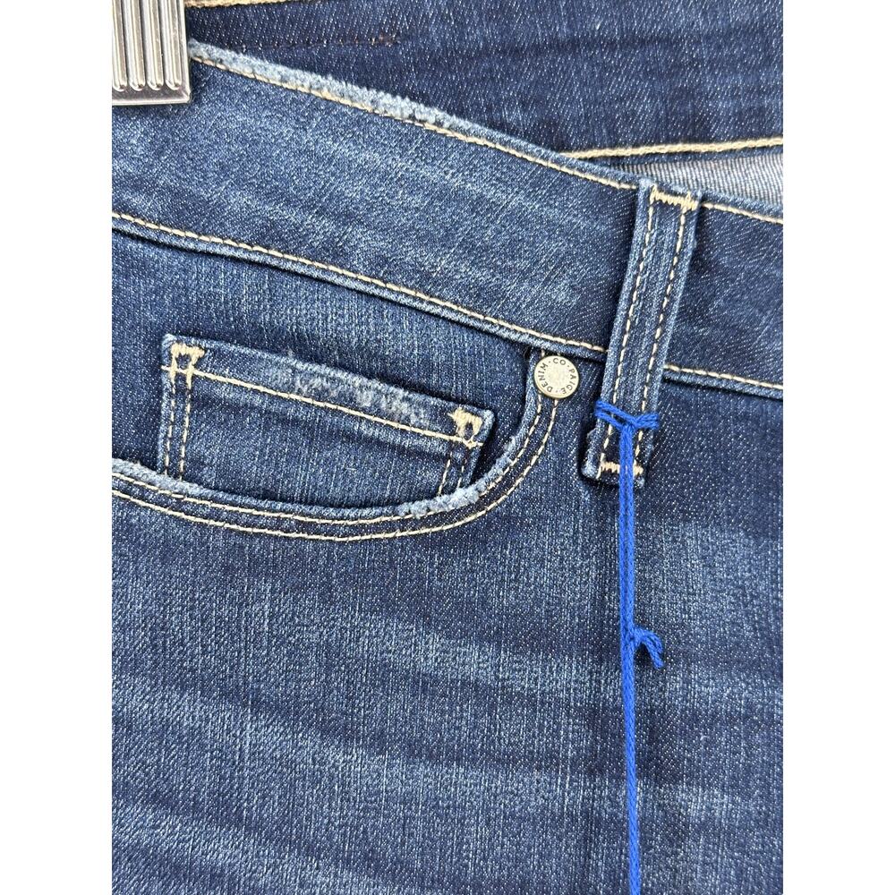 PAIGE Kylie Crop Roll Up Jeans Women's 27 Andrea Wash Mid Rise Skinny Crop Denim - Picture 5 of 16